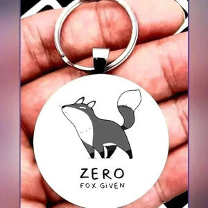 Zero Fox giving hot cute funny Keychain